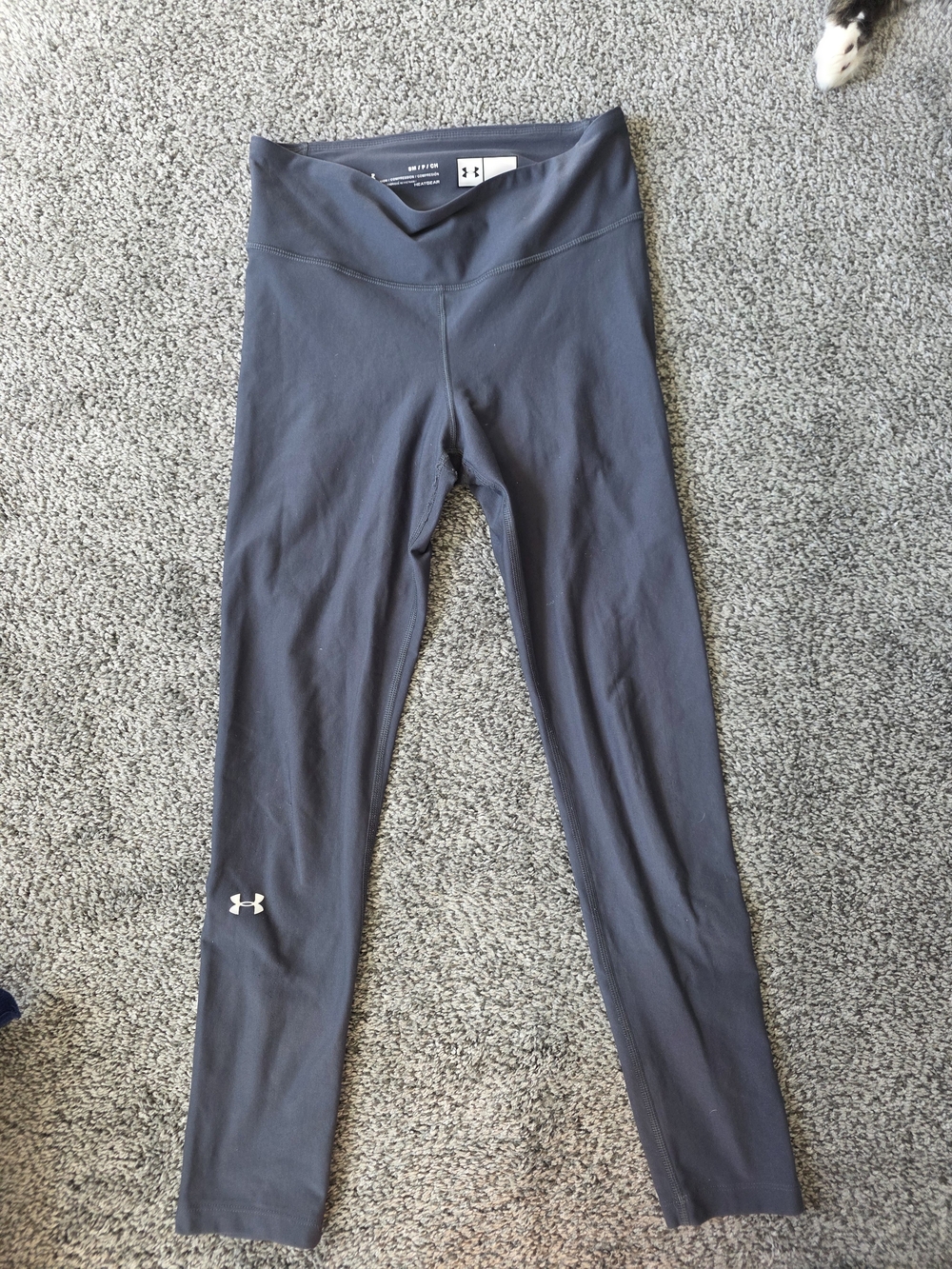 Under Armour High-Waist Performance Leggings - Charcoal